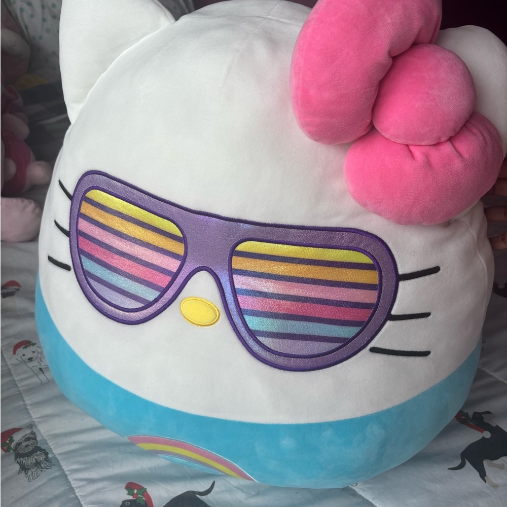Hello kitty sunglasses squishmallow